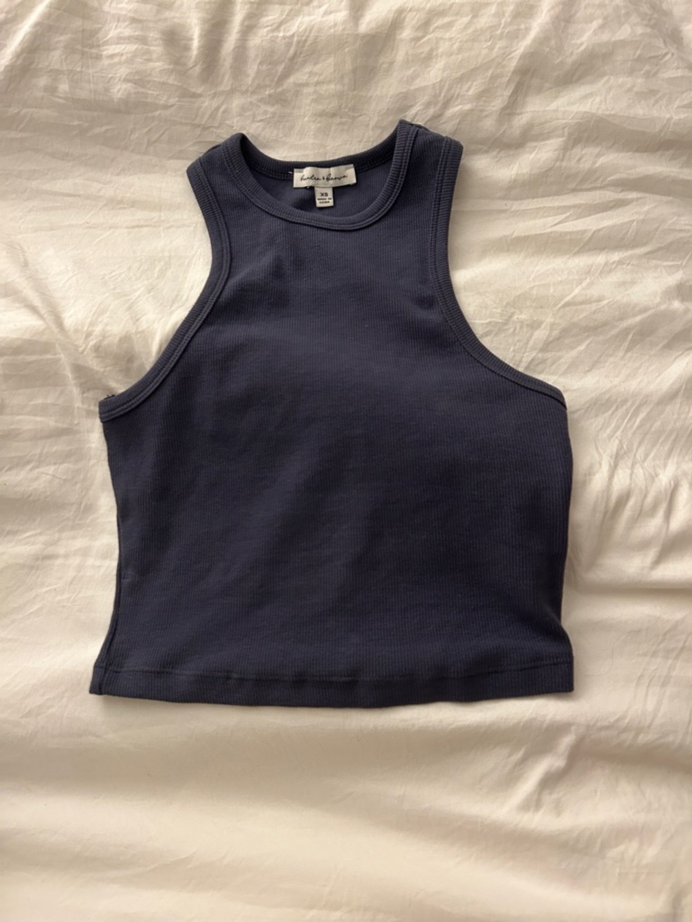 Ribbed Racerback Tank Top